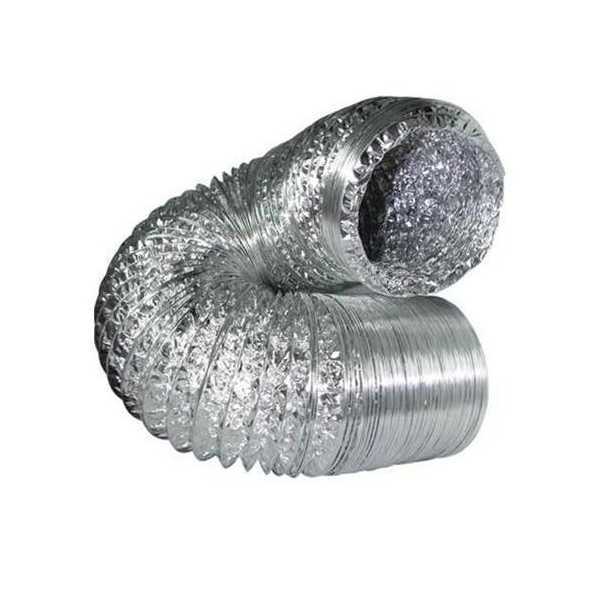 Condotta areazione flessibile alluminio 12,5cm 3mt
