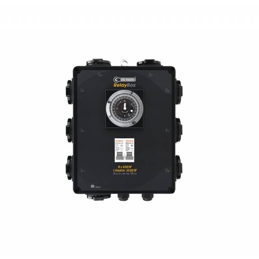 [Centraline] CLI-MATE Quadro elettrico con Timer 4x600w + Riscaldamento 3500W